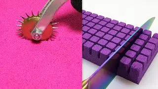 Sand Cutting ASMR 221 Very Satisfying and Healing Sound