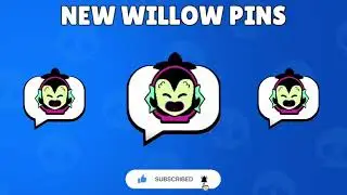 New Brawler Willow Animated Pins in Brawl Stars | Willow Pins in Brawl Stars | Willow New Pins