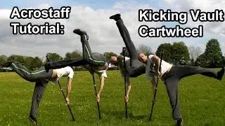 Acrostaff Tutorial: Kicking Vault Cartwheel