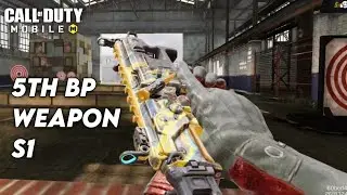 CODM SEASON 1 5TH BATTLE PASS WEAPON MX9 GOLDEN STRIPES COD MOBILE S1 LEAKS 2023