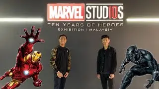 Bruvvers check out the first Marvel exhibition in Malaysia!