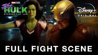 She-Hulk vs Daredevil Fight Scene | Marvel Studios' She-Hulk: Attorney at Law | Disney+ #daredevil