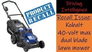 RECALL: Kobalt Max Model KM2040X-06 & Greenworks G-Max 40v Push Mower Won't Run: Failure & Repair