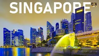 SINGAPORE 2022 | 4K Drone Footage | 8K ULTRA HD 60FPS