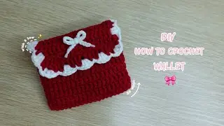 สอนถักกระเป๋าตังไหมพรมง่ายๆ🎀| crochet wallet for beginners| Kataiythong