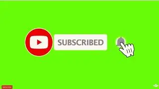 Subscribe Button Green Screen | Green Screen subscribe button | subscribe green screen 👉No Copyright