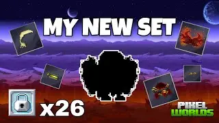MY NEW PRO SET!!! *worth over 2600 world locks* | Pixel Worlds