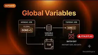 AutoSys Global Variables: stale flag skipped 24 hours of data