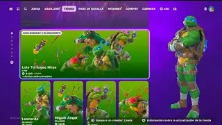 NUEVA TIENDA HOY 28 DE AGOSTO SKINS DE TORTUGAS NINJA