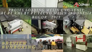BEGINI PROSES UNLOADING MESIN CNC DARI KONTAINER‼️