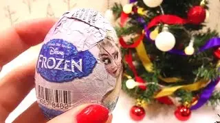 Рождественский Киндер Сюрприз «дисней заморожены» - Disney Frozen Surprise Eggs Christmas Tree