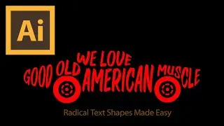 Radical Text Shapes with Envelope Distort (Make with Mesh)