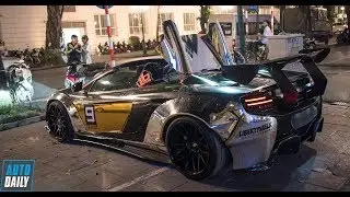 Xem thiếu gia Dương Kon mở mui, nẹt pô McLaren 650S Spider độ Liberty Walk độc nhất Việt Nam
