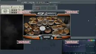 Drumkit from Hell! EZDrummer used in FruityLoops 7 ! Metal ^^