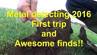 Metal detecting uk, 2016 first trip and awesome finds!