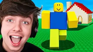 Playing The First Roblox Game...