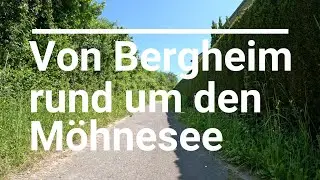 Radtour von Bergheim rund um den Möhnesee, POV, Onboard, ASMR, NoTalking