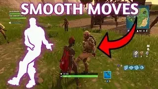 FORTNITE PLAYERS REACTION TO *NEW* SMOOTH MOVES EMOTE!!!