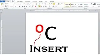 how to Insert Degree Symbol in MS Word. | With very Easy and simple Method.