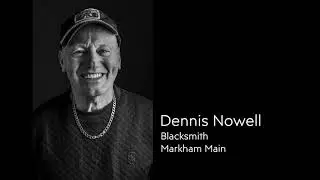 A Rich Seam: Live portrait session of Dennis Nowell by Laurence Edwards