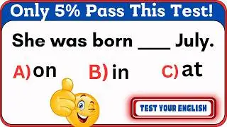 Mixed Grammar Test: Only 3% Can Pass This English Test! English Grammar Quiz Test your English