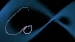 Test with particle trails in Adobe After Effects