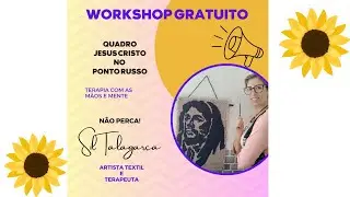 AULÃO GRATUITO, QUADRO JESUS CRISTO(workshop Ponto russo)✂️