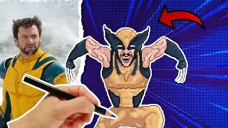 Wolverine's New Look | Deadpool & Wolverine | (Timelapse)