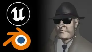 UE4, Blender. Таймлапс создания персонажа для игры на LD50