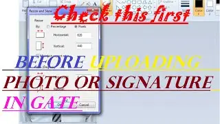 How to Resize Aspect Ratio of Photograph Signature for Lekhpal 2022 Examination