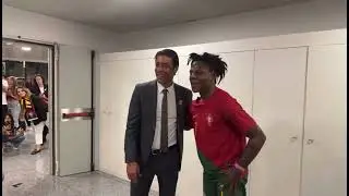 Speed meets Portuguese president!!!