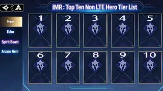 IMR : Top 10 N LTE Tier List Apr 2026 | Infinite Magicraid