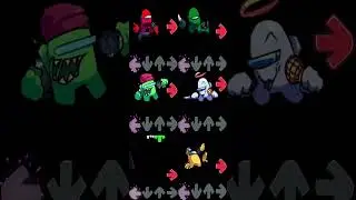 FNF: Different Character Test | But Everyone (AMONG/Hard Mod) #edit #shorts