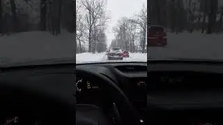 It started snowing - Voronezh stopped!