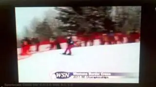Ariel's 2nd run finish in today's border cross.