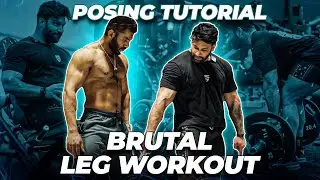 CLIENT KE SAATH LEG WORKOUT AUR POSING SESSION | Bhuwan Chauhan