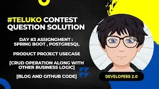 Building Robust RESTful APIs with Spring Boot: CRUD Operations | @Telusko | Day 3 Assignment