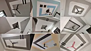 12 Ceiling design idea // for masking tape //  Ceiling colour combination //and low cost// for home