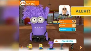 Despicable Me Minion Rush Evil Minion Downtown gameplay android ios