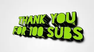 Thanks for 100 subscibers