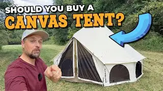 Best Canvas Bell Tent for Camping? White Duck Avalon 13 Setup & Review
