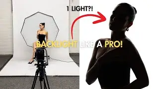 How to Master Silhouette Lighting in Studio | Dramatic Results with 1 Simple Setup!