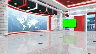 News Studio Free Background Video Green Screen, Best Green Screen Effects Virtual Set 001 #4
