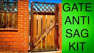 How to repair a Sagging Gate with a cable support Anti Sag Gate kit