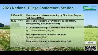 National Tillage Conference 2023 Session 1