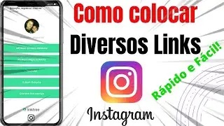 Como Colocar VÁRIOS LINKS no INSTAGRAM com Linktree (Rápido e Fácil!)