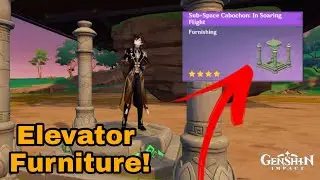 Elevator Furniture in Serenitea Pot [Genshin Impact]
