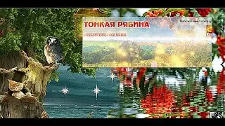 Караоке -ТОНКАЯ РЯБИНА-ТУТИ