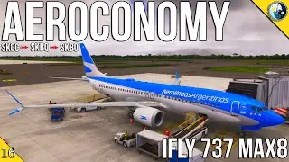 Realistic Flights in Flight Simulator 2024 | Flying the iFly 737 MAX8 in Aeroconomy