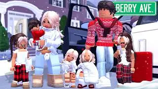 WINTER FAMILY ROAD TRIP! CHAOTIC DRIVE TO GRANDPARENTS HOUSE *VOICED* BERRY AVENUE